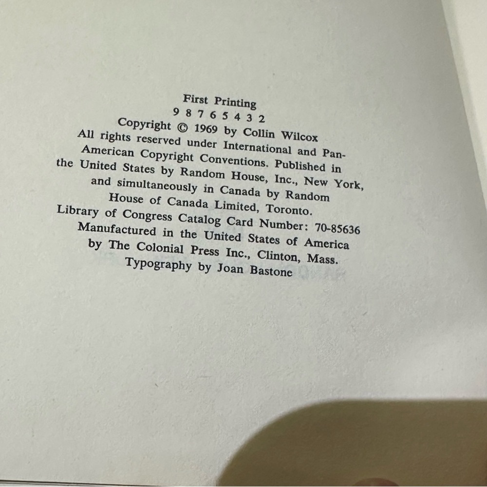 The Lonely Hunter Mystery Novel by Collin Wilcox: First Edition 1969 - Picture 7 of 8